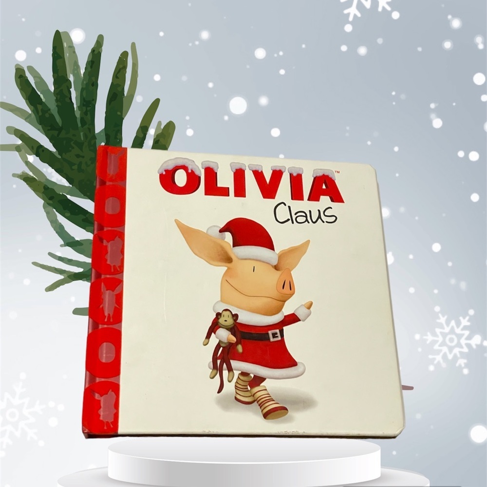OLIVIA Claus Lg Hardback Book Christmas +5 other titles